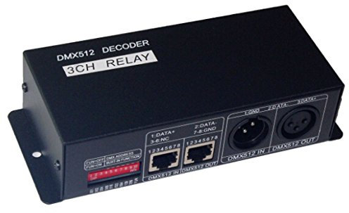 3CH Relay Relay Controller DMX512 Decoder Dmx512 DMX 512 Swicth AC110/220V