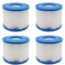 Trade-Shop 4X Whirlpool-Filter/Ersatz-Filter/Filterpatrone kompatibel mit Bestway Lay-Z-Spa Miami, Vegas, Palm Springs, Hawaii, Monaco, Paris