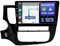 YUNTX Android 14 2 Din Radio Con navigazione per Mitsubishi Outlander (2012-2018): [Integrato CarPlay/Android Auto/DSP/GPS]-IPS 2.5D 10.1 pollice Touch Screen-DAB/Bluetooth 5.0/Controllo del Volante