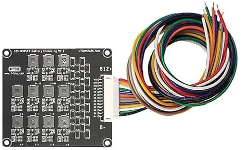 TECNOULAB 1 Stück 12S 1.2A Li-Ion Lifepo4 Lithium Akku Active Balancer Induktiver Equalizer BMS