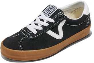 Vans Unisex Sport Low Shoe | '90s Retro Inspired Low-Top Fashion Sneakers for Men & Women, Black/Gum, 6/7.5