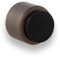 EVI Hardware | Adhesive Door Stop | Wall Fixing | 28 x 28 mm | Brass Rustic Finish | Adhesion and Design | 100% Functional | Mod. I-198/28-RU