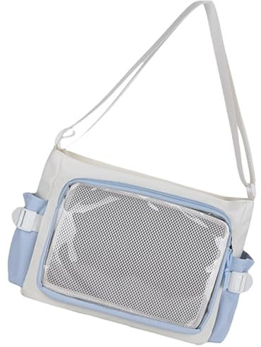 PTILSERY Japanische Itabag Umhängetasche, transparent, einzelne Schultertasche, stilvolle Persönlichkeit, modisches Accessoire