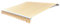 Telo per tende da sole in tela arancione e bianco, 500 x 300 cm, in poliestere con rivestimento in poliuretano, resistente ai raggi UV, impermeabile, ideale per terrazze e giardini