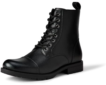 Amazon Essentials Herren Schnürstiefel Mit Zehenkappe Und Reißverschluss