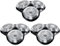SH90 Rotationsrasierer Ersatzköpfe kompatibel mit Philips Nore**o 9000 Series Rasierer (3 Pack)