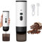 Kouamor 3 en 1 Machine à Café Multi Capsules, CafetièRe Portable, CafetièRes Expresso à Capsules Et Café Moulu, Machine à Expresso éLectrique, 15 Bar, Pour Bureau Voyage Camping Maison (blanc)