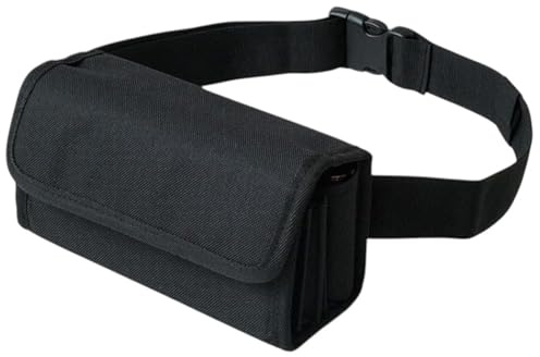 flevado Bolsa de camarero unisex con 8 compartimentos para monedas, correa de transporte, cierre magnético, dispensador de dinero de cambio
