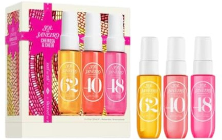 Sol de Janeiro Holiday Collection Cheirosa Duftset, 3 x 30ml Duftnebel, Cheirosa 62, 40, 48, Limitierte Edition