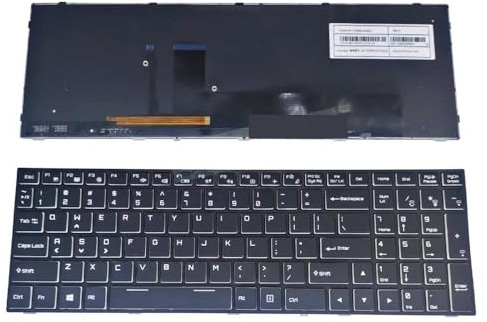SONGOZD US RGB-Hintergrundbeleuchtungstastatur für Medion Erazer X7847, für Schenker XMG P507 P707, MD60269 MD60290 MD60425 MD60340 MD60342