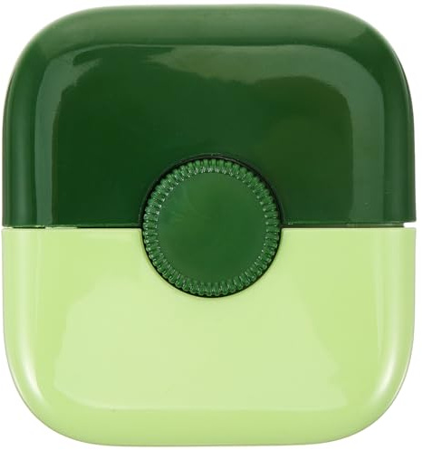HINTRMENT Tondeuse à Franges Manuelle pour Femmes, Tondeuse à Pointes Fourchues en Plastique Vert, Outil de Coupe Portable pour Voyage et Usage Extérieur