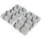 Outils de corail Corail 41400 facile Coater Peinture Mini Roller Coque avec une pochette en microfibre Tissu 10,2 cm Pack Lot de 10 pièces – Blanc (10 pièces)