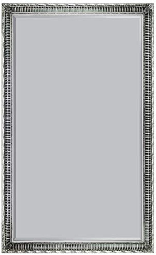 MirrorOutlet Large Silver Antique Style Wood Wall Mounted/Rectangle Mirror 6Ft7 X 4Ft7 201x140cm, LL041