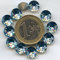 1028 SS40 AQ *** 6 cristales Swarovski de fondo cónico ref. 1028 SS40 58,5 mm)