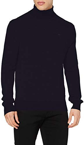 Armani Exchange Men's 8nzm3c Turtleneck, Blue, XL