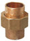 LÖT auf GEWINDE FITTING aus ROTGUSS (besser als Messing) > Verschraubung flach dichtend i x i 4330 > 8 bis 54 mm WUNSCHGRÖSSE einfach selbst wählen >>> 28 mm
