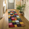 Paco Home Teppich Wohnzimmer Bunt Kinderzimmer Schlafzimmer Kurzflor Jugendzimmer Modern, Grösse:80x300 cm