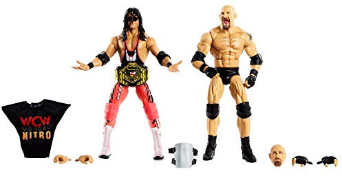 WWE GLG19 - Elite Collection Action Figuren 2er-Pack (15 cm) Goldberg vs Bret Hit Man Hart