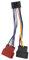 KIMISS Harnais stéréo de voiture Port 16 broches vers Mini Iso 8 broches Prise Câble de câblage Le faisceau de câbles radio convient pour 2003-en