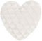 Magma Kissen Fluffy Hearts - ca. 40 x 35cm - Plüsch Kissen in Herzform - sehr flauschig und kuschelig - waschbar Herz weiß