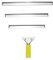DOCAZOO Telescopic Pole for Cleaning - Window Cleaning Kit, Ceiling Cleaning, Feather Duster, Snow Removal, Window Squeegee, High Reach Indoor & Outdoor Kit - (10 12 14 Squeegee Blades)
