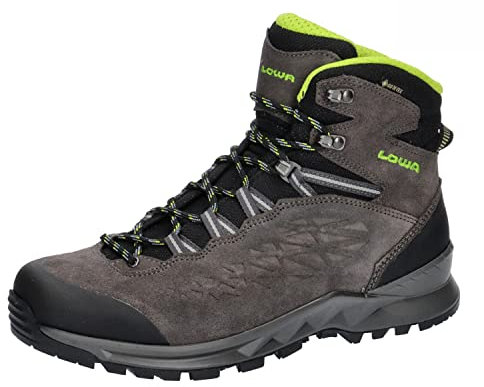 Lowa Herren Trekkingschuhe Explorer II GTX Mid 210760 Anthrazit/Limone 41.5