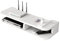 Hggzeg WiFi Router Aufbewahrungsbox schwebende Regale TV Set-Top-Rack, Wandmontage mehrschichtiges Kabelmanagement Lagerregal für Wanddekoration (jl03,weiß)