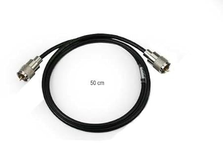 Maas RG-58 Koaxialkabel beidseitig mit PL Stecker - Varianten - (0.5 Meter)
