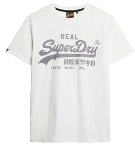 Superdry Herren Vintage Logo T-Shirt Ecru XXL