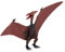 Zappi Co Kinder Pterodaktyl Schwarz/Lila Dinosaurier Figur Spielzeug (23 cm Länge) Realistisch Detaillierte Dino Sammlung Action Figuren