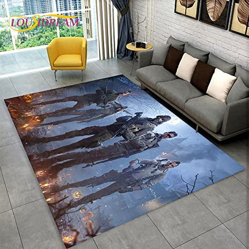 YZGAH Cod, Call of Duty Spiel, Gamer Bereich Teppich, Teppich Teppich Für Wohnzimmer Schlafzimmer Sofa Fußmatte Dekoration, Kid Play rutschfeste Bodenmatte 3D P1559 160X200Cm