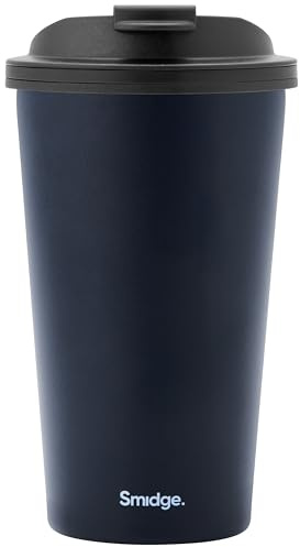 Smidge Travel Cup - 355ml, Winter Sky, Stainless Steel, Leakproof, Insulated, Hot & Cold Drinks, BPA Free