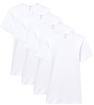 Abanderado Pack Camisetas de Manga Corta Cuello Redondo Clásico Algodón 100% Hombre x4