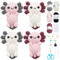 FREEBLOSS 4 Set Crochet Kit Crochet Axolotl Crochet Yarn and Hook Set Crochet Starter Kit with Video Tutorial Crochet Animal Kit Crafts for Adults Beginners Craft Enthusiast