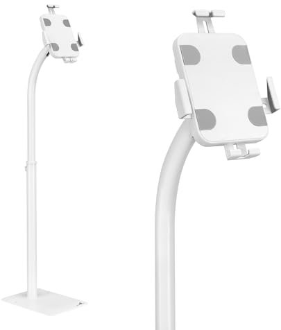 Maclean MC-467W Soporte Publicitario para Tableta, Montaje en Suelo con Bloqueo, 7,9-11, Universal
