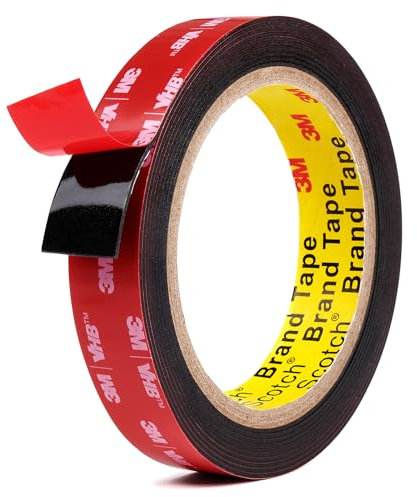 UPwoktem Nastro Biadesivo Extra Forte 5925, Nastro di Montaggio, Impermeabile e resistente alle alte temperature, utilizzato in uffici, case, automobili, interni ed esterni (20mm x 3metri)