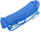 8mm Outdoor-Kletterseil 10m (32ft) 20m (66ft) 30m (98ft) 50m (164ft) 100m (328ft) 200m (656ft) Statisches Kletterseil Fluchtseil Eiskletterausrüstung Für Feuerwehr-Rettungsfallschirm ( Color : Blue ,