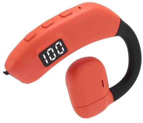 Yunseity Open-Ear-Kopfhörer, Kabellose Bluetooth-Ohrhörer mit 30 Stunden Spielzeit, ENC Air Conduction Headphone Sport-Ohrhörer Zum Laufen, Gehen, Training (ORANGE)