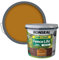 SAVING HUB One Coat Fence Life Paint - Garden Shed & Fence Paint - for Rough Wood - Trellis, Sheds, Wooden Structures - Showerproof in 1 Hour (Harvest Gold, 12 Liter)