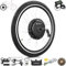 Voilamart Electric Bike Conversion Kit 26 Rear/Front Wheel 48V 1000W Ebike Conversion Kit Cycling Hub Motor with Intelligent Controller for Road Bike (1500W Rear Wheel with LCD, 26inch)