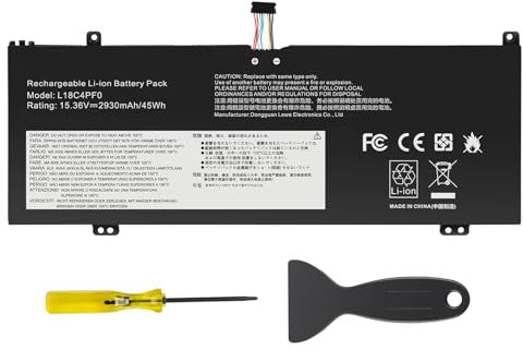ASUNCELL 15.36V/45Wh L18C4PF0 Laptop Akku für Lenovo ThinkBook 13S-IML 13S-IWL ThinkBook 14S-IML 14S-IWL, Thinkbook Plus 13 Gen 1, L18C4PF0 L18M4PF0 L18D4PF0