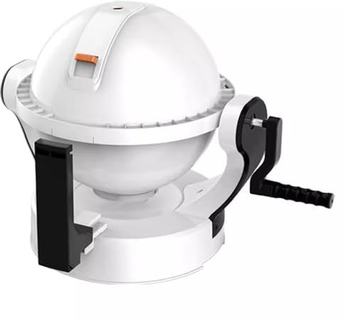 Lavatrice Manuale Portatile Manovella Non Elettrica con Maniglia Girevole, Lavatrice da Campeggio a Mano, per Campeggio Appartamenti Dormitori(White)