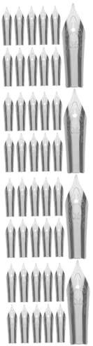 HOODANCOS 120 Pcs Fountain Pen Spare Universal Fountain Pen Fountain Pen Nibs Fountain Pen Supplies Calligraphy Pen Supplies Signature Pen Calligraphy Writing Pen Nibs Dip Pen Nibs Steel