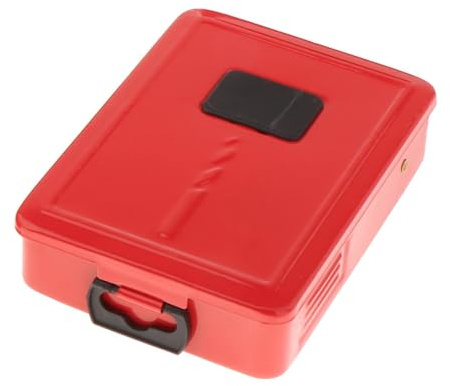 Colcolo Spiralbohrer-Etui mit indiziertem Aufbewahrungskoffer, professioneller leerer, tragbarer, stabiler Bohrerspender-Organizer aus Metall, 60 Spielautomaten