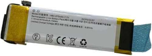 Ukkipower 7.7V 875mAh HB3-875 mAh 2ICP5/22/67 Replacement Battery for HB3-875 DJI Osmo Pocket Osmo Pocket 2