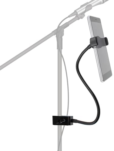 KeaJuidy Handyhalterung Schwanenhals Flexible Arm Ständer Handyhalter | 360° Drehung Flexible Telefonhalterung für Smartphone für Bett, Schreibtisch