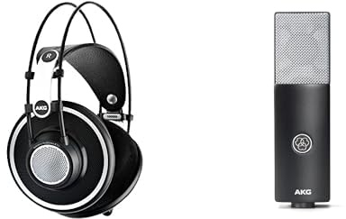 AKG K702 Professional Headphones C104 Microphone