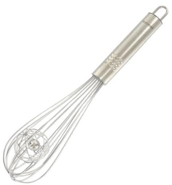 Fackelmann Batidor con Bola de Acero Inoxidable de 10.2 Pulgadas, Plateado