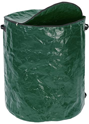 Maximex Multi-Abfall-Sack XXL - Gartensack zum Transport von Grünschnittabfällen, Laub, Holz, Polypropylen, 67 x 78 x 67 cm, Moosgrün