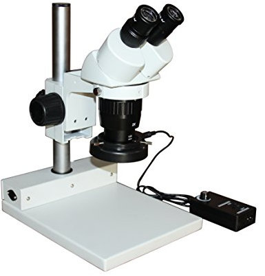 Radical - Microscopio stereo binoculare professionale per elettronico, 10 x 30 x 30 mm, distanza di lavoro extra ampia, 56 LED circolare